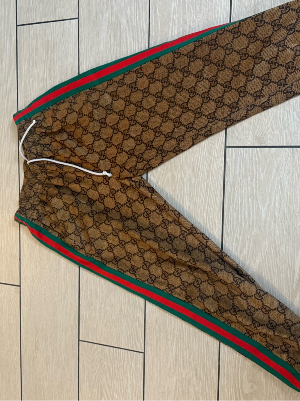 Preloved Gucci Brown Monogram Track Pants size xl - Picture 3 of 13